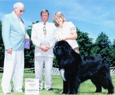 Bosun - Winners Dog, and breeder Al McFadden